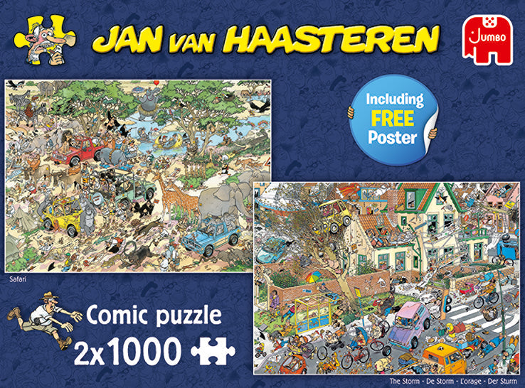 JvH Safari & Storm (2x1000 pieces) - product image - Jumboplay.com