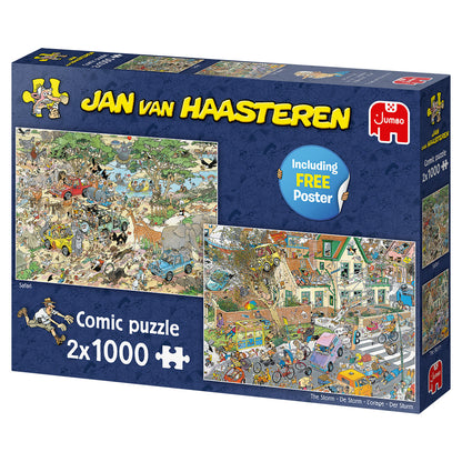 JvH Safari & Storm (2x1000 pieces) - product image - Jumboplay.com