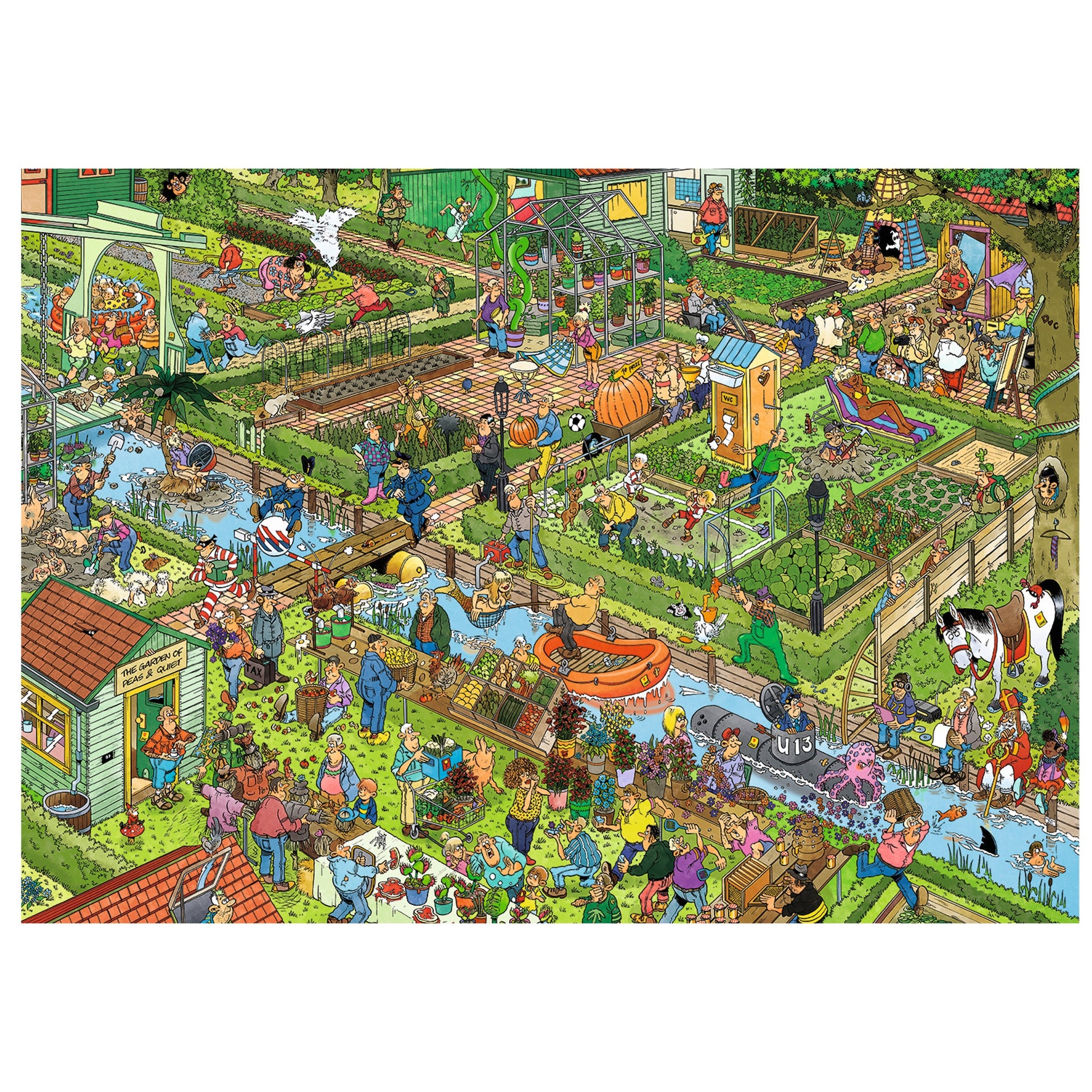 JvH The Vegetable Garden (1000 pieces) - product image - Jumboplay.com
