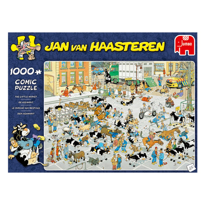 Jan van Haasteren - The Cattle Market (1000 pieces) - product image - Jumboplay.com