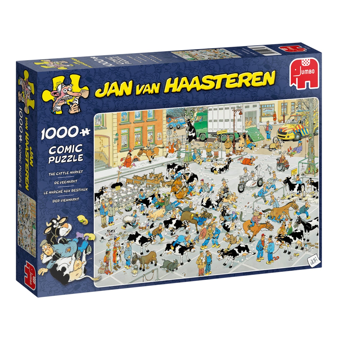 Jan van Haasteren - The Cattle Market (1000 pieces) - product image - Jumboplay.com