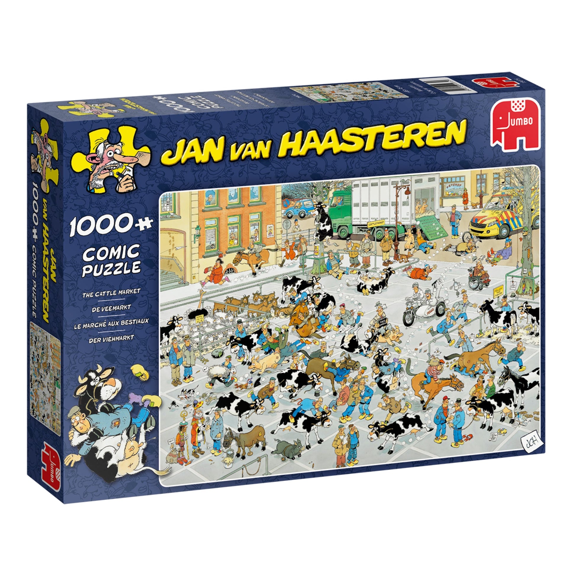 Jan van Haasteren - The Cattle Market (1000 pieces) - product image - Jumboplay.com