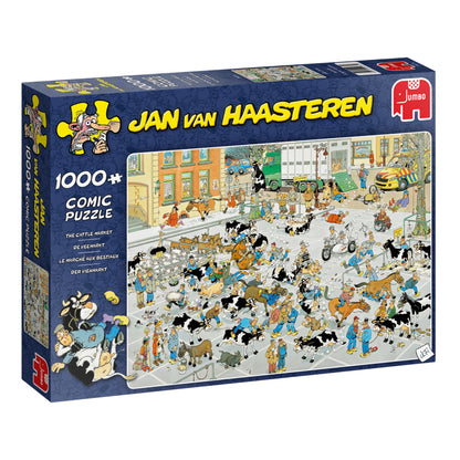 Jan van Haasteren - The Cattle Market (1000 pieces) - product image - Jumboplay.com