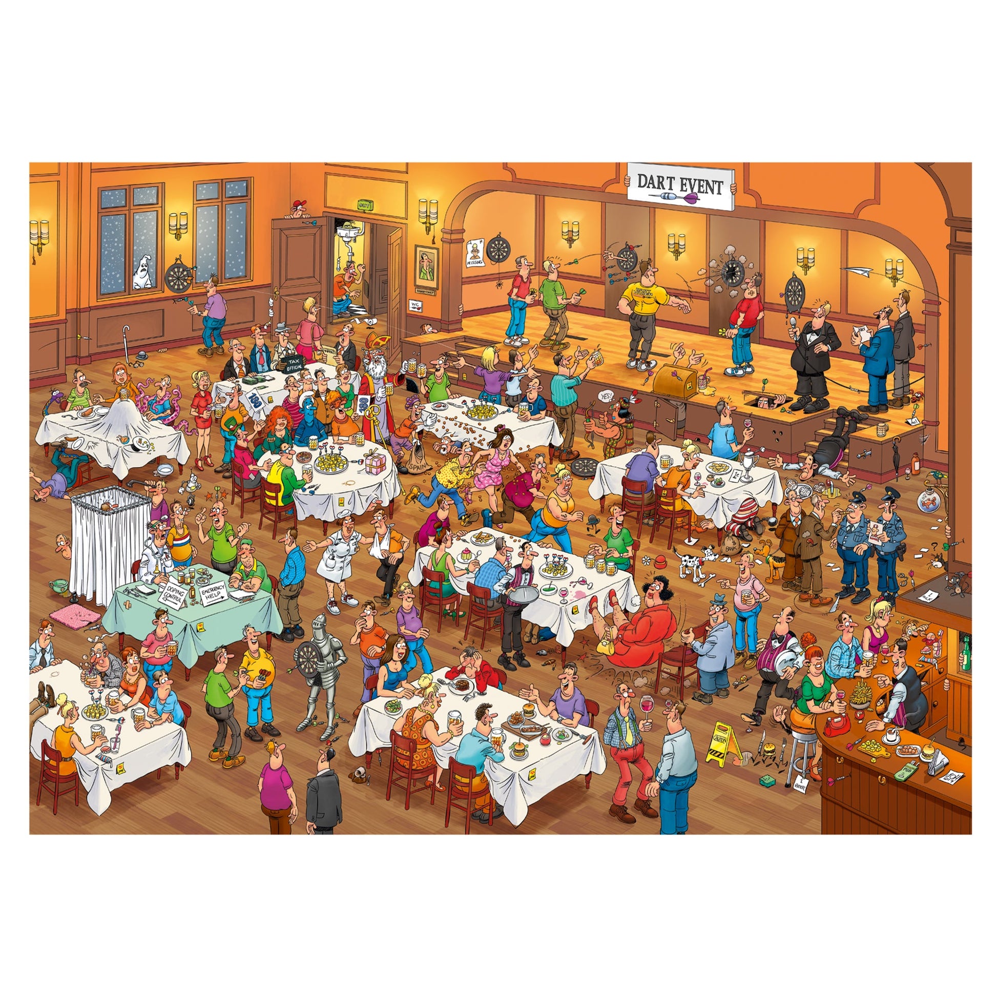 Jan van Haasteren - Darts (1000 pieces) - product image - Jumboplay.com