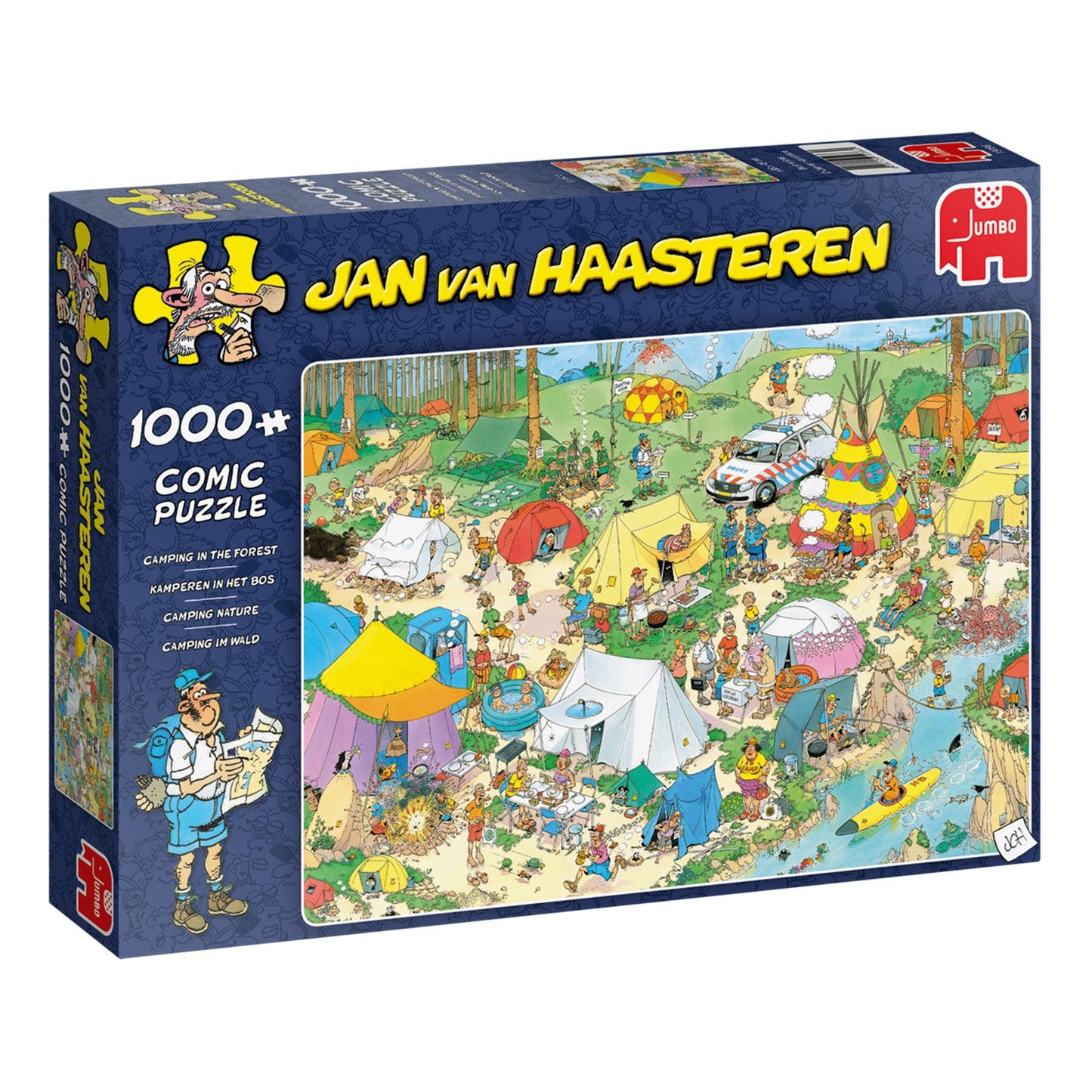 JvH Camping in the Forest (1000 pieces) - product image - Jumboplay.com