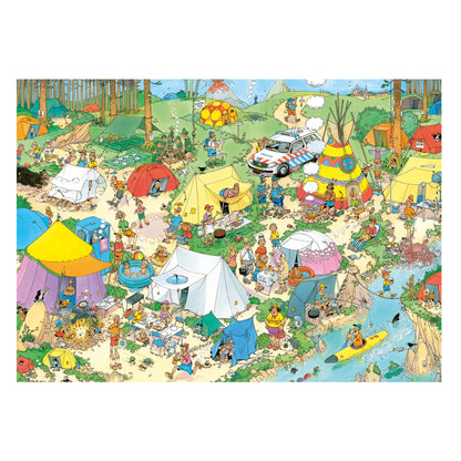 JvH Camping in the Forest (1000 pieces) - product image - Jumboplay.com