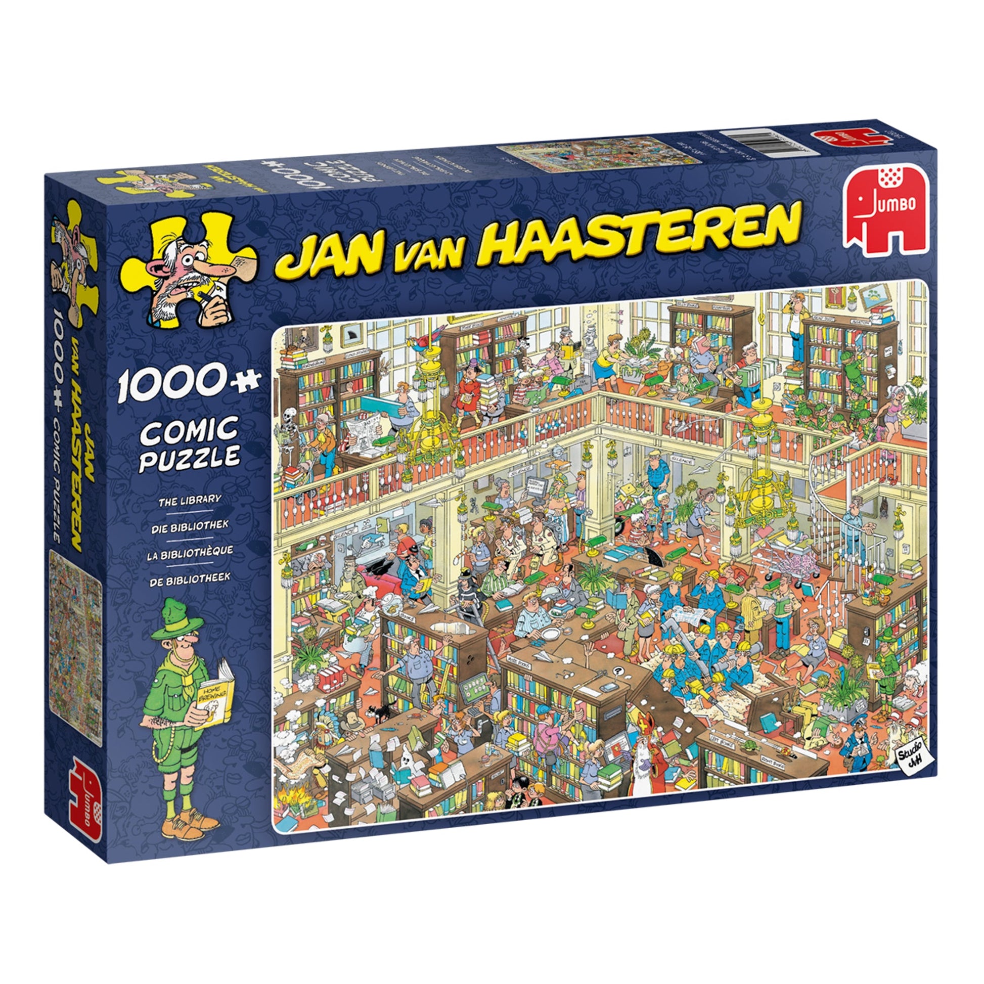 JvH The Library (1000 pieces) - product image - Jumboplay.com