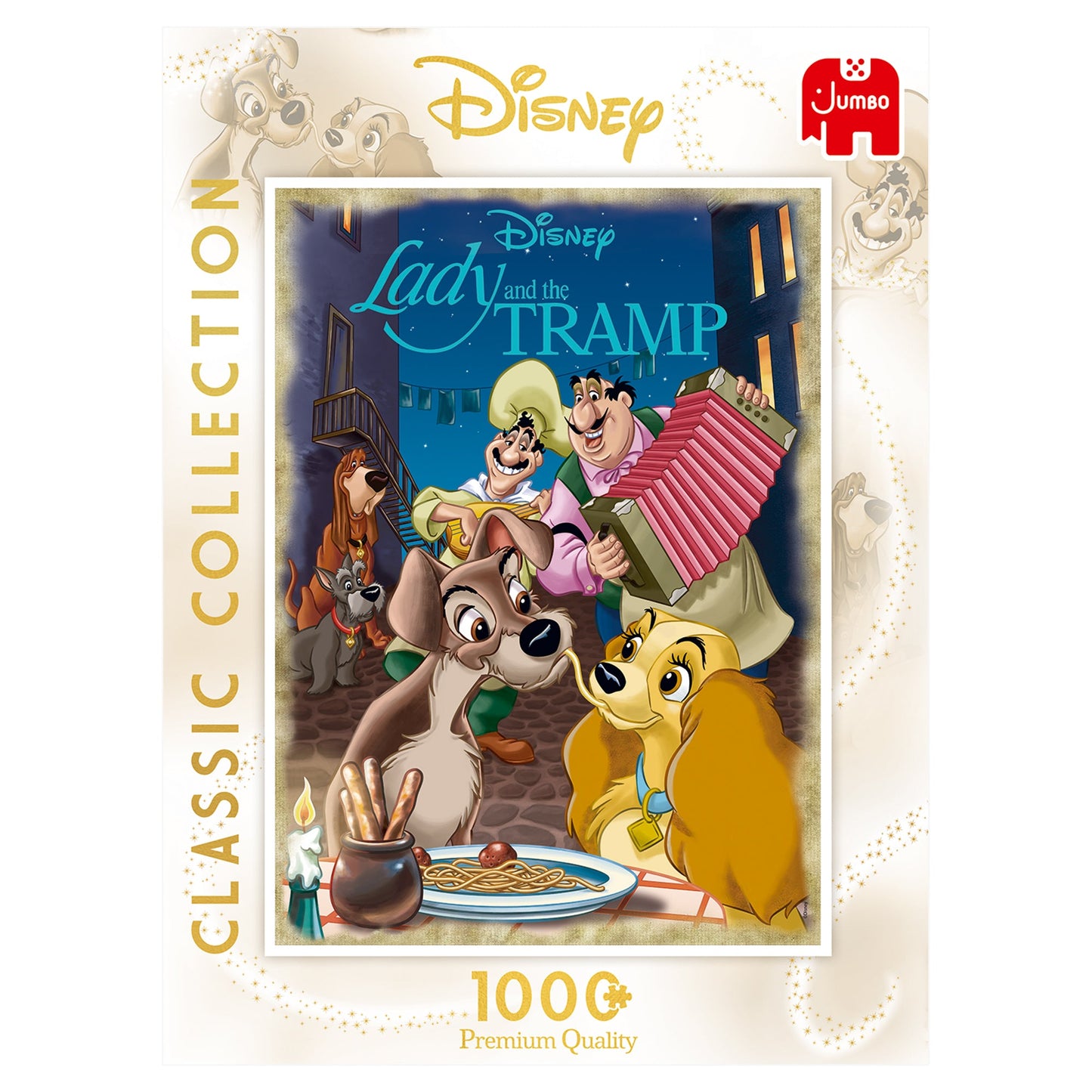 **Disney Classic Collection Lady & The Tramp 1000pcs - product image - Jumboplay.com