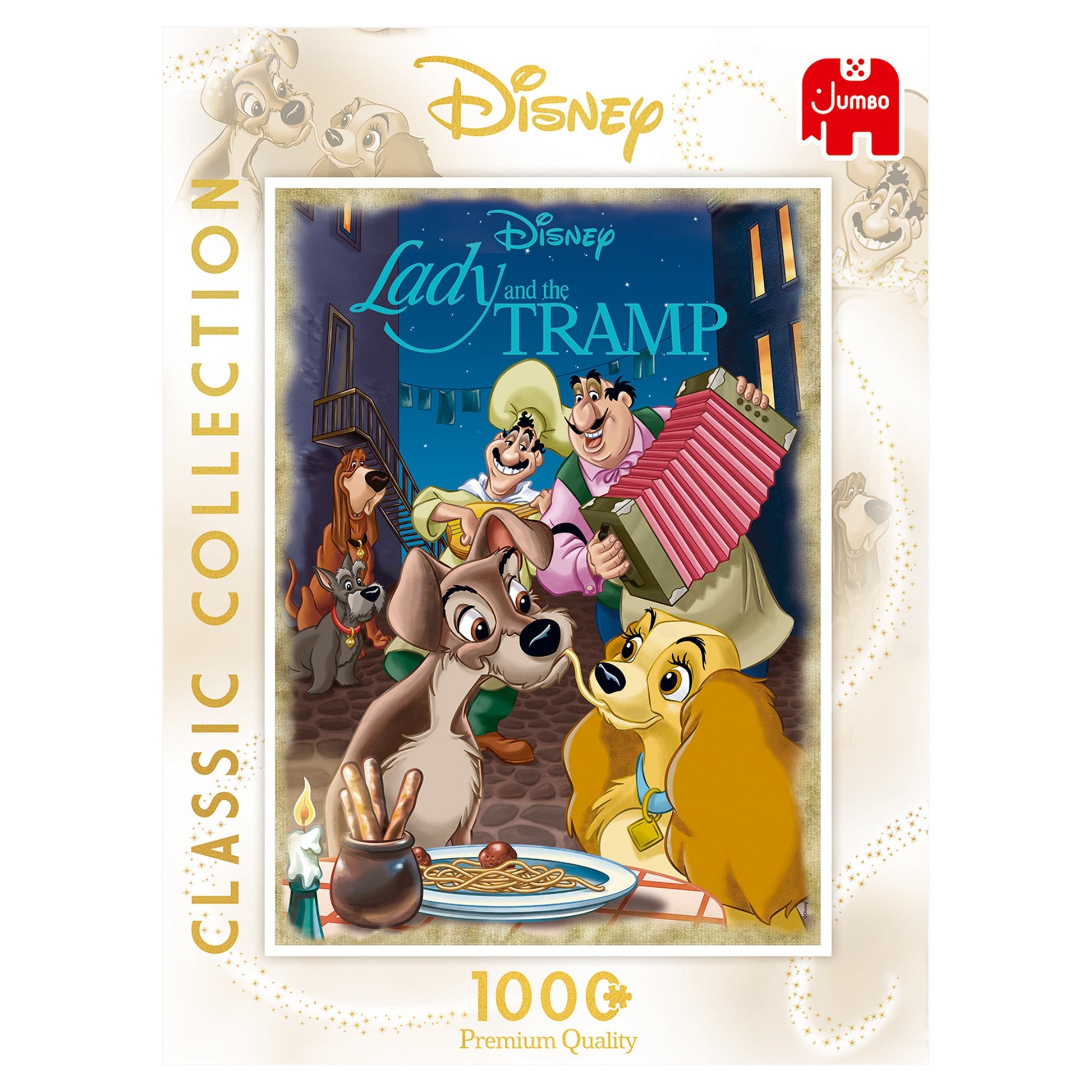 **Disney Classic Collection Lady & The Tramp 1000pcs - product image - Jumboplay.com