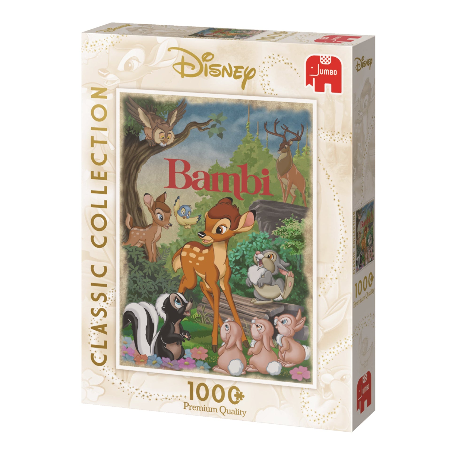 **Disney Classic Movie Poster Puzzle Bambi 1000pcs - product image - Jumboplay.com