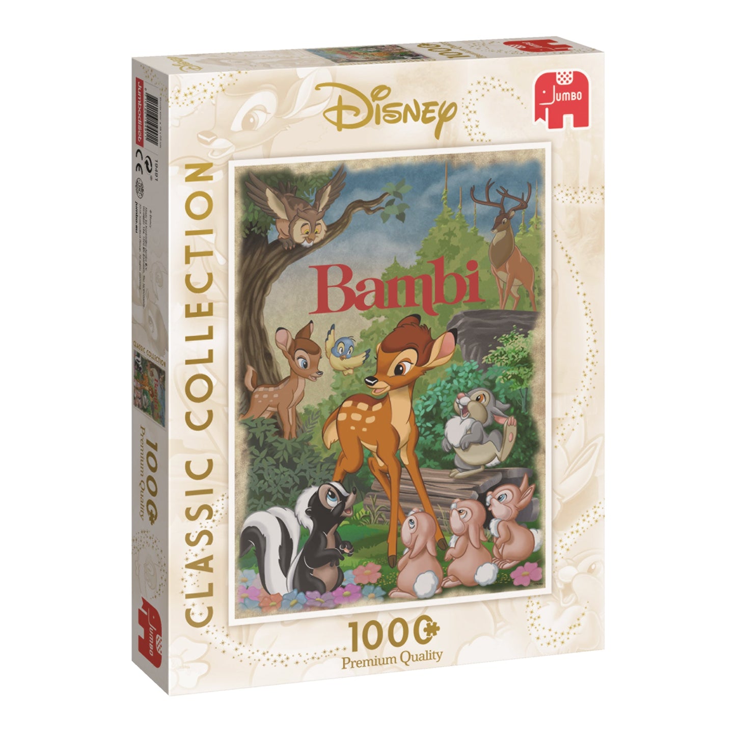 **Disney Classic Movie Poster Puzzle Bambi 1000pcs - product image - Jumboplay.com