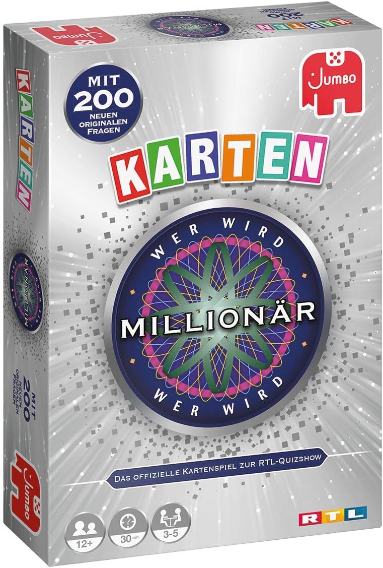 Wer Wird Millionär Kartenspiel (Silver) - product image - Jumboplay.com
