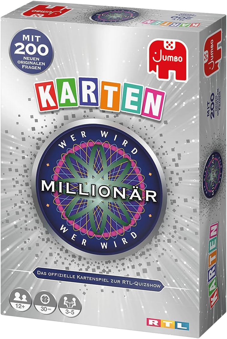 Wer Wird Millionär Kartenspiel (Silver) - product image - Jumboplay.com