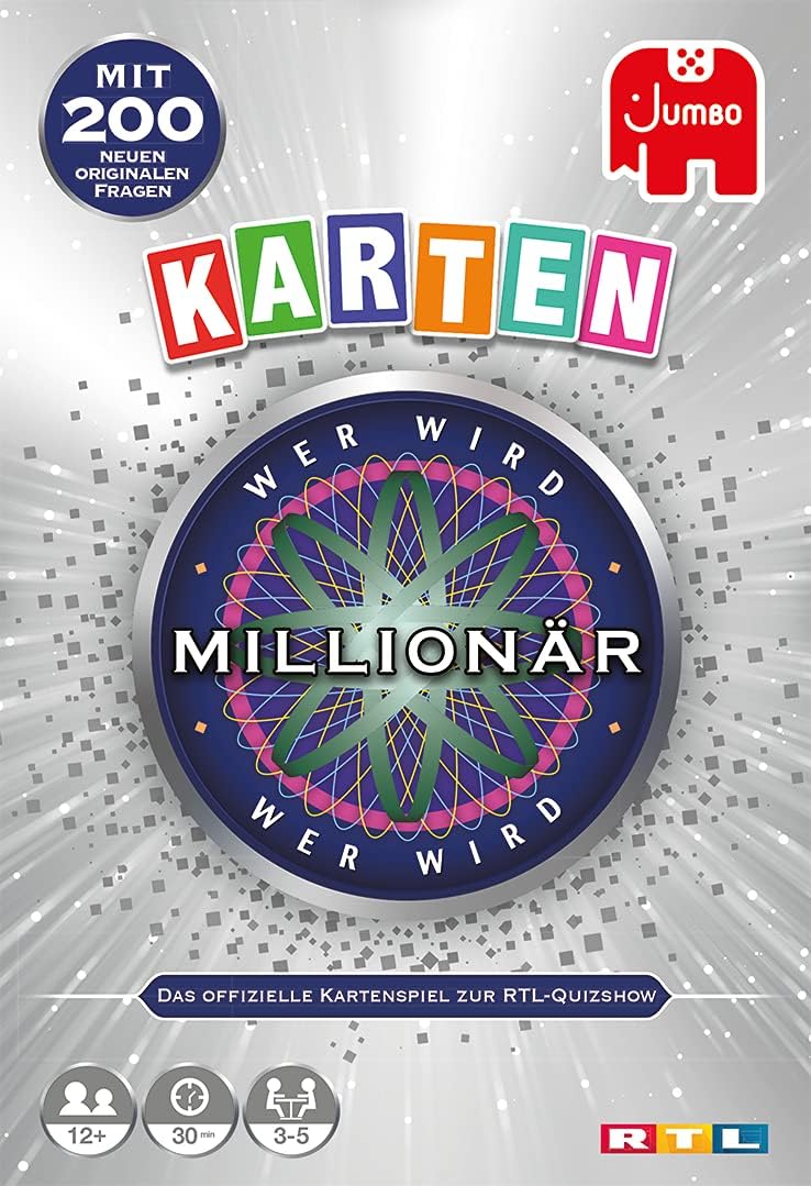 Wer Wird Millionär Kartenspiel (Silver) - product image - Jumboplay.com