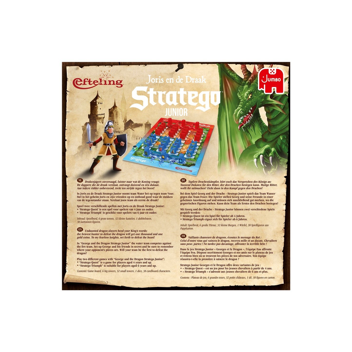 Stratego Jr Efteling - Joris en de Draak - product image - Jumboplay.com