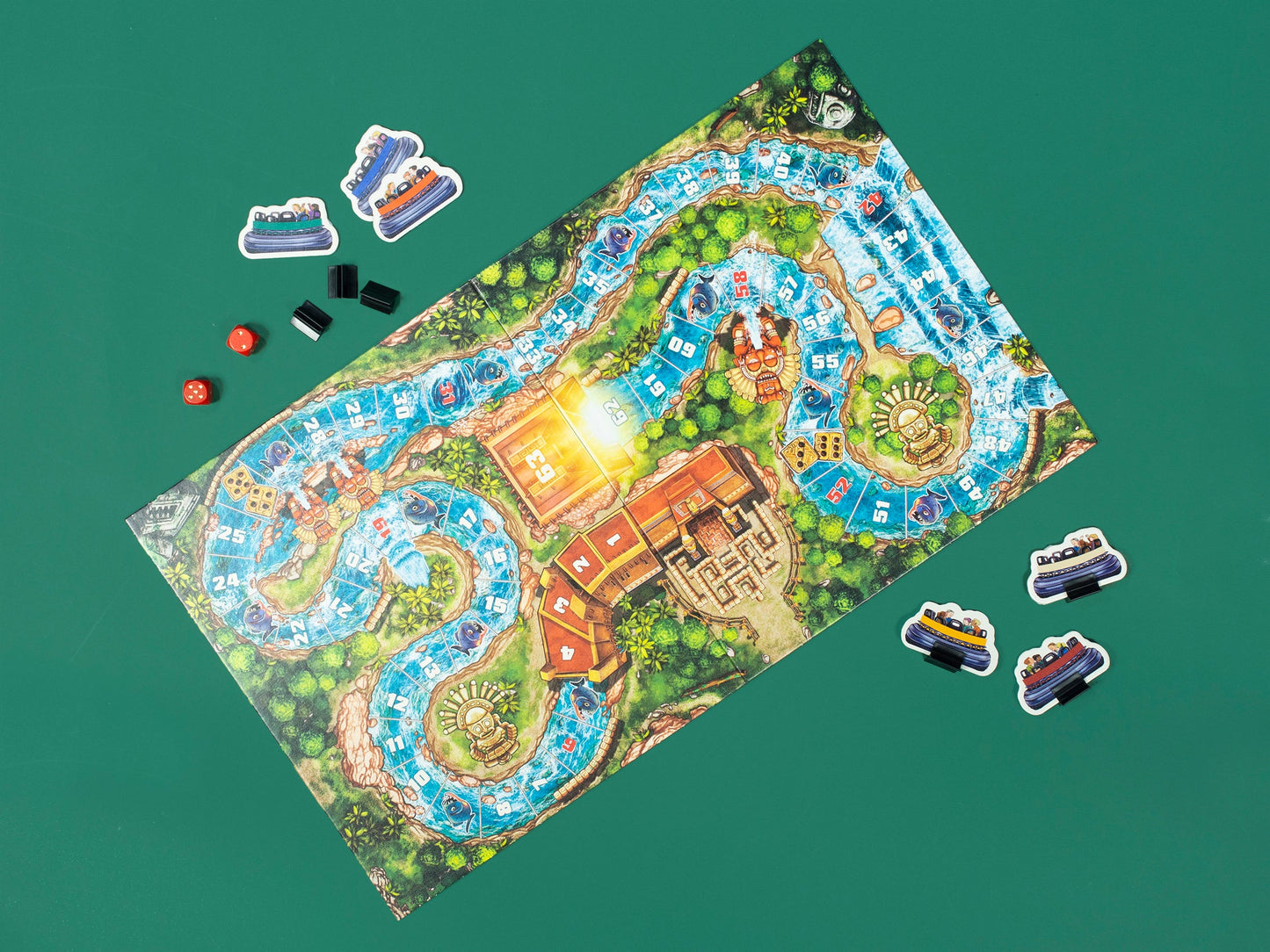 Ganzenbord Efteling - Piraña Wildwaterspel - product image - Jumboplay.com