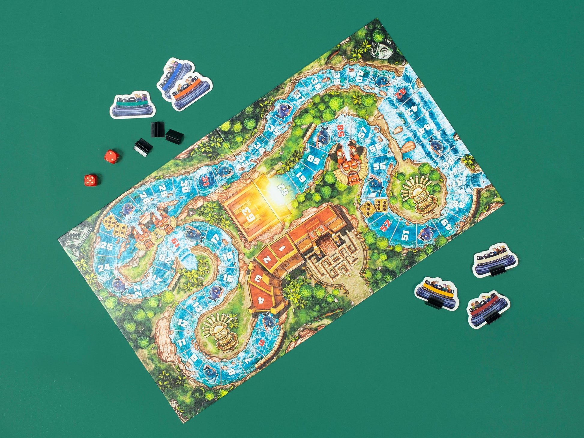 Ganzenbord Efteling - Piraña Wildwaterspel - product image - Jumboplay.com