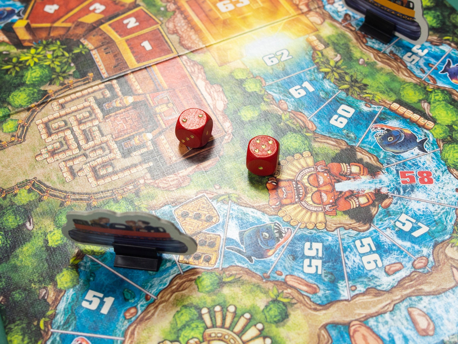 Ganzenbord Efteling - Piraña Wildwaterspel - product image - Jumboplay.com