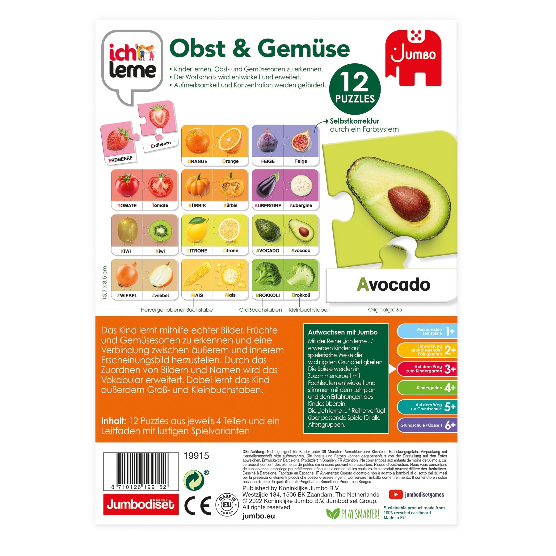 Ich Lerne Obst & Gemüse - product image - Jumboplay.com