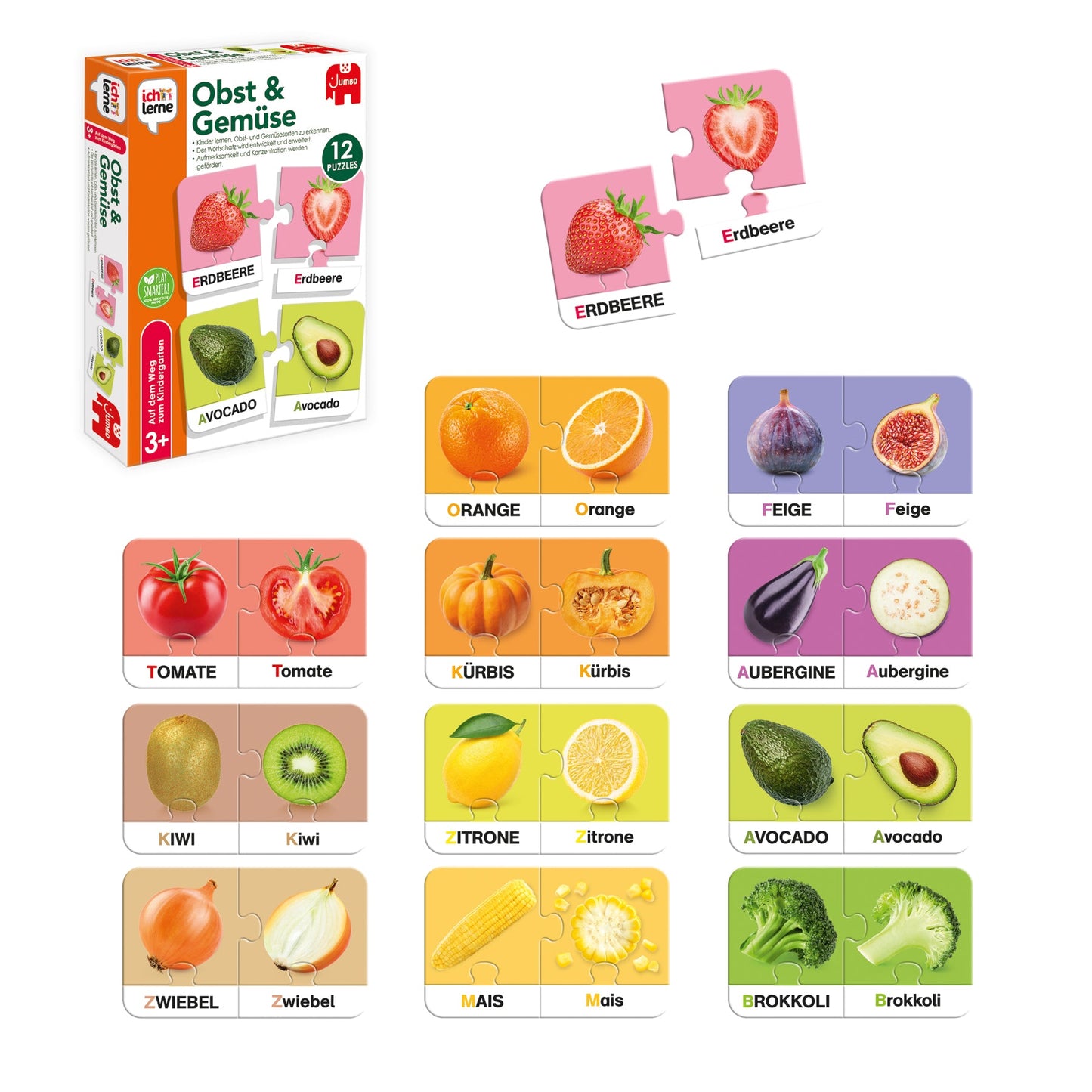 Ich Lerne Obst & Gemüse - product image - Jumboplay.com