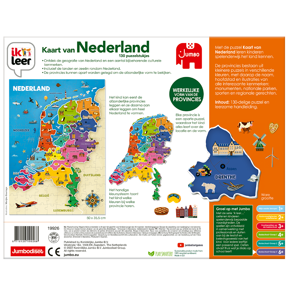 Ik Leer Kaart van Nederland - product image - Jumboplay.com