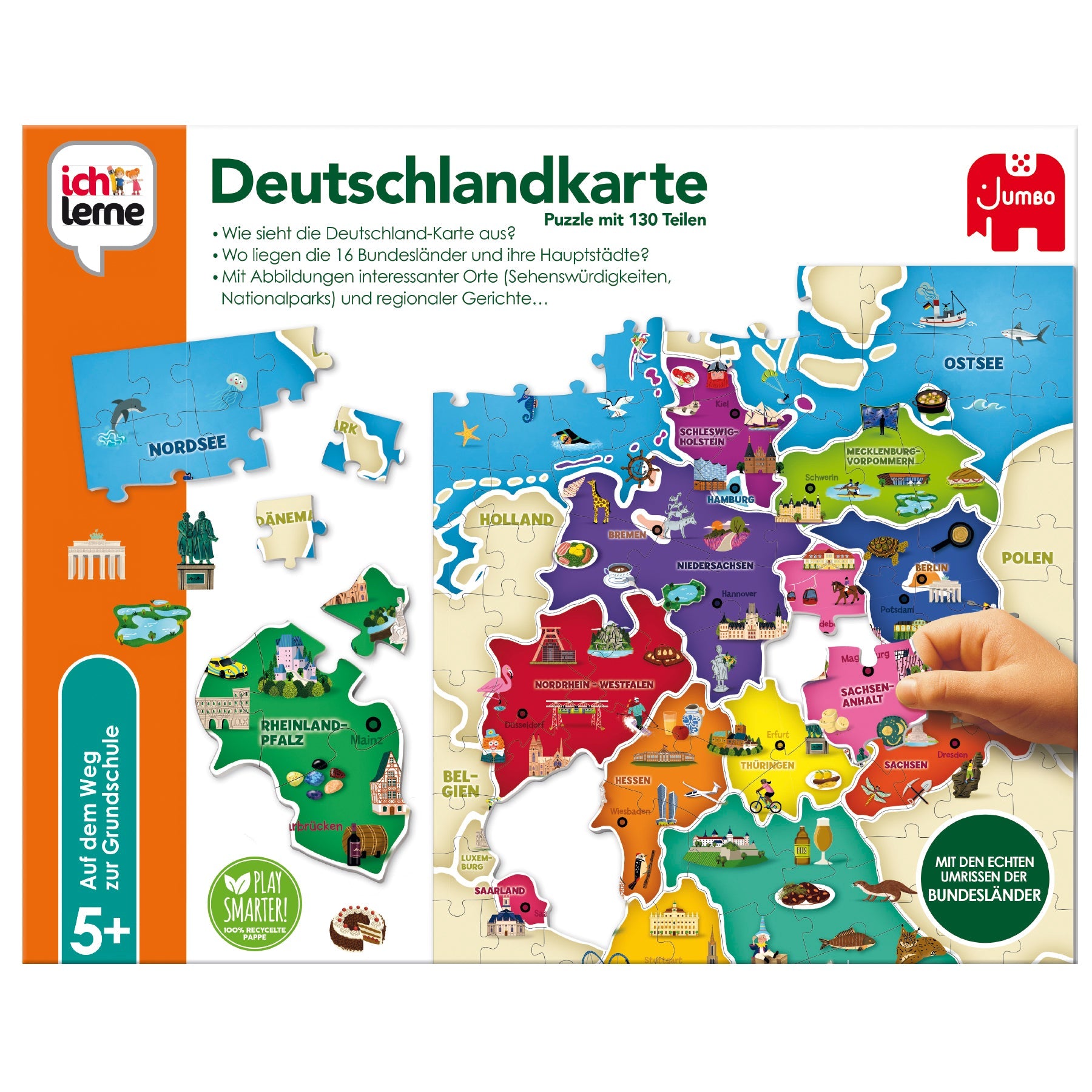 Ich Lerne Deutschlandkarte - product image - Jumboplay.com