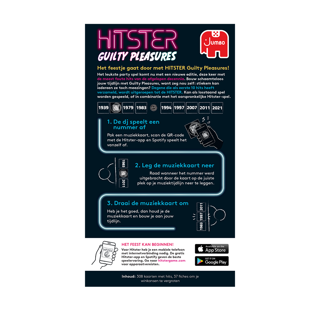 Hitster- Guilty Pleasures - product image - Jumboplay.com