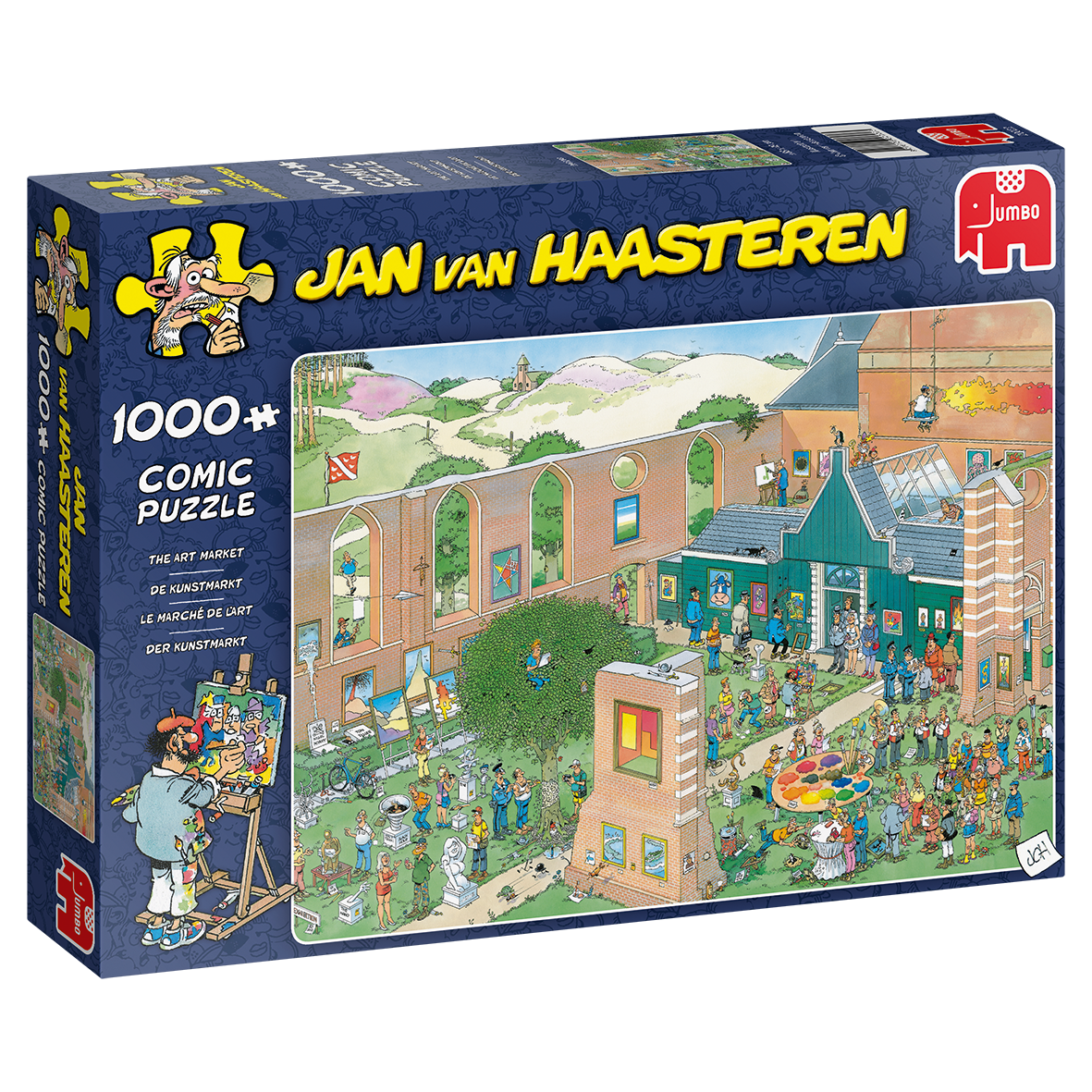 Jan van Haasteren - The Art Market (1000 pieces) - product image - Jumboplay.com