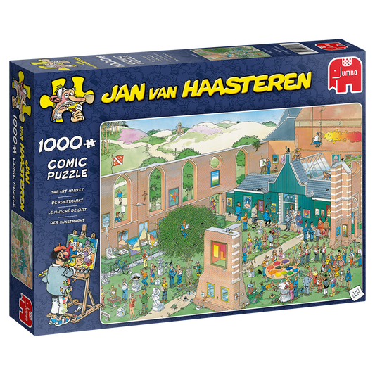 Jan van Haasteren - The Art Market (1000 pieces) - product image - Jumboplay.com