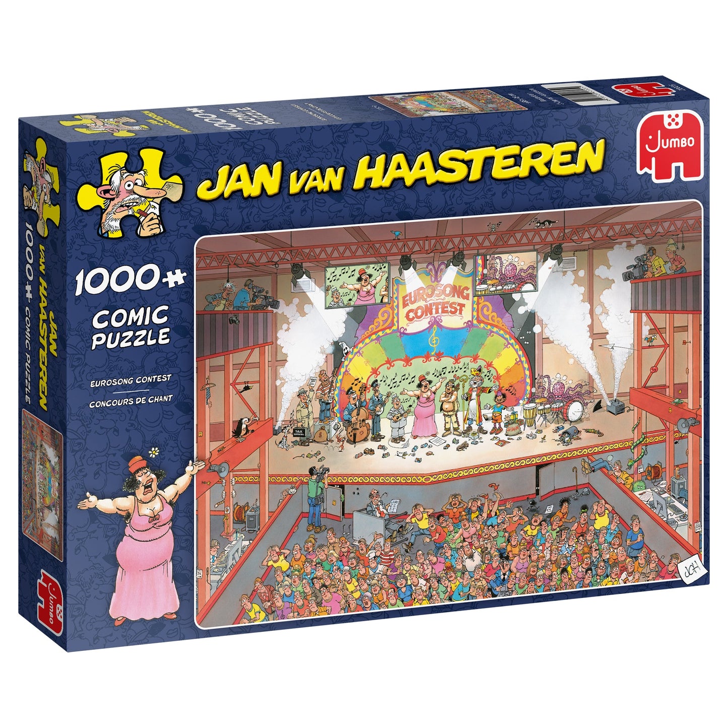 Jan van Haasteren - Eurosong Contest (1000 pieces) - product image - Jumboplay.com