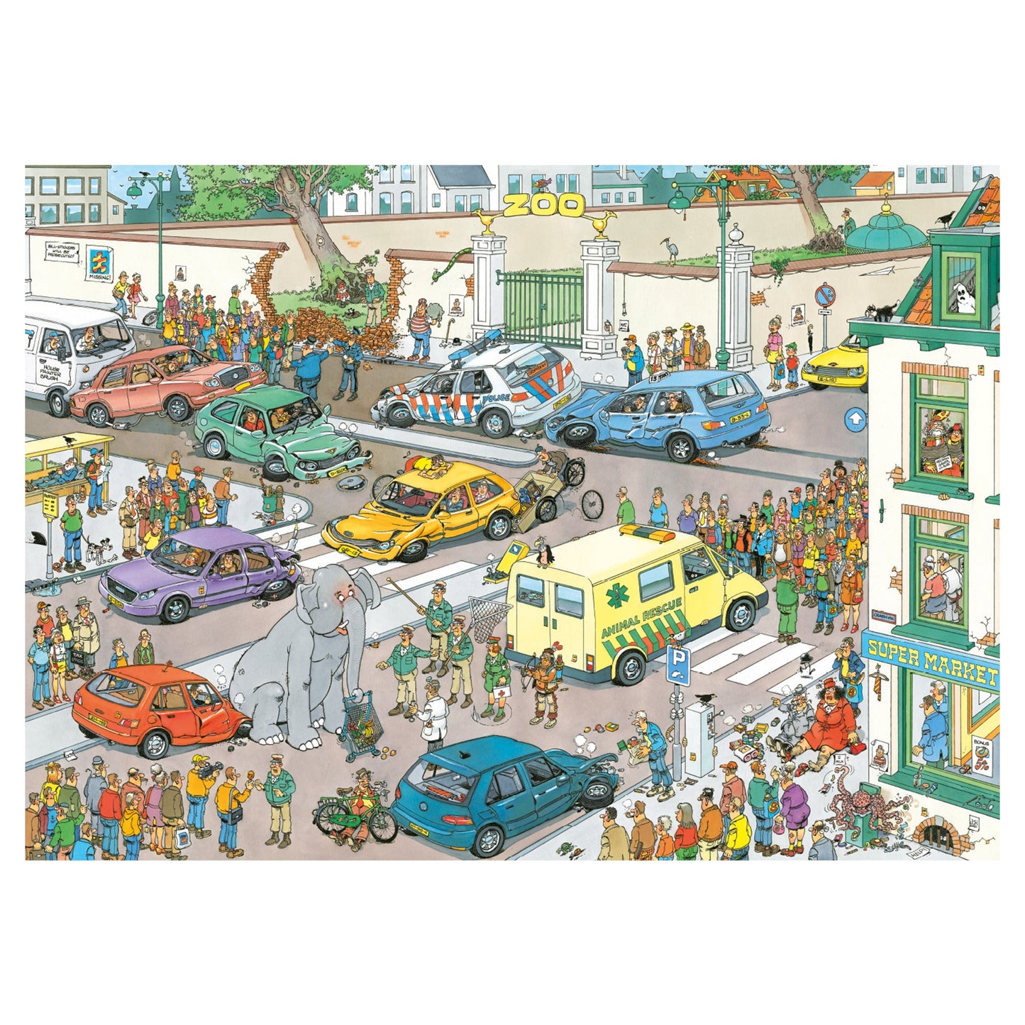 JvH Jumbo Goes Shopping (1000 pieces) - product image - Jumboplay.com