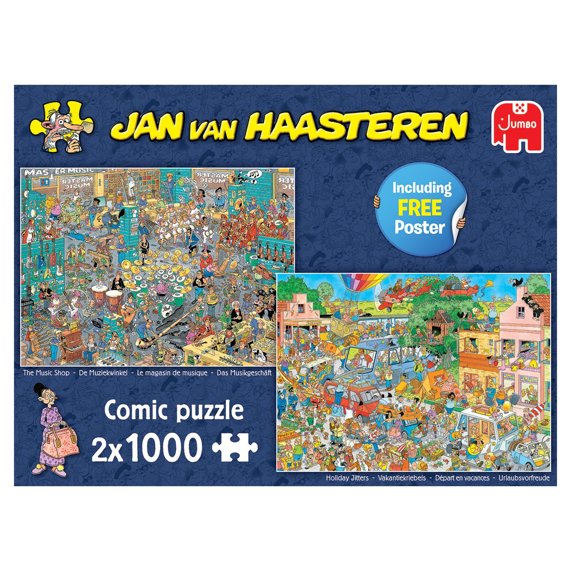 JvH The Music Shop & Holiday Jitters (2x1000 pieces) - product image - Jumboplay.com
