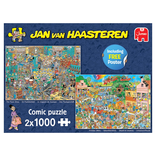 JvH The Music Shop & Holiday Jitters (2x1000 pieces) - product image - Jumboplay.com