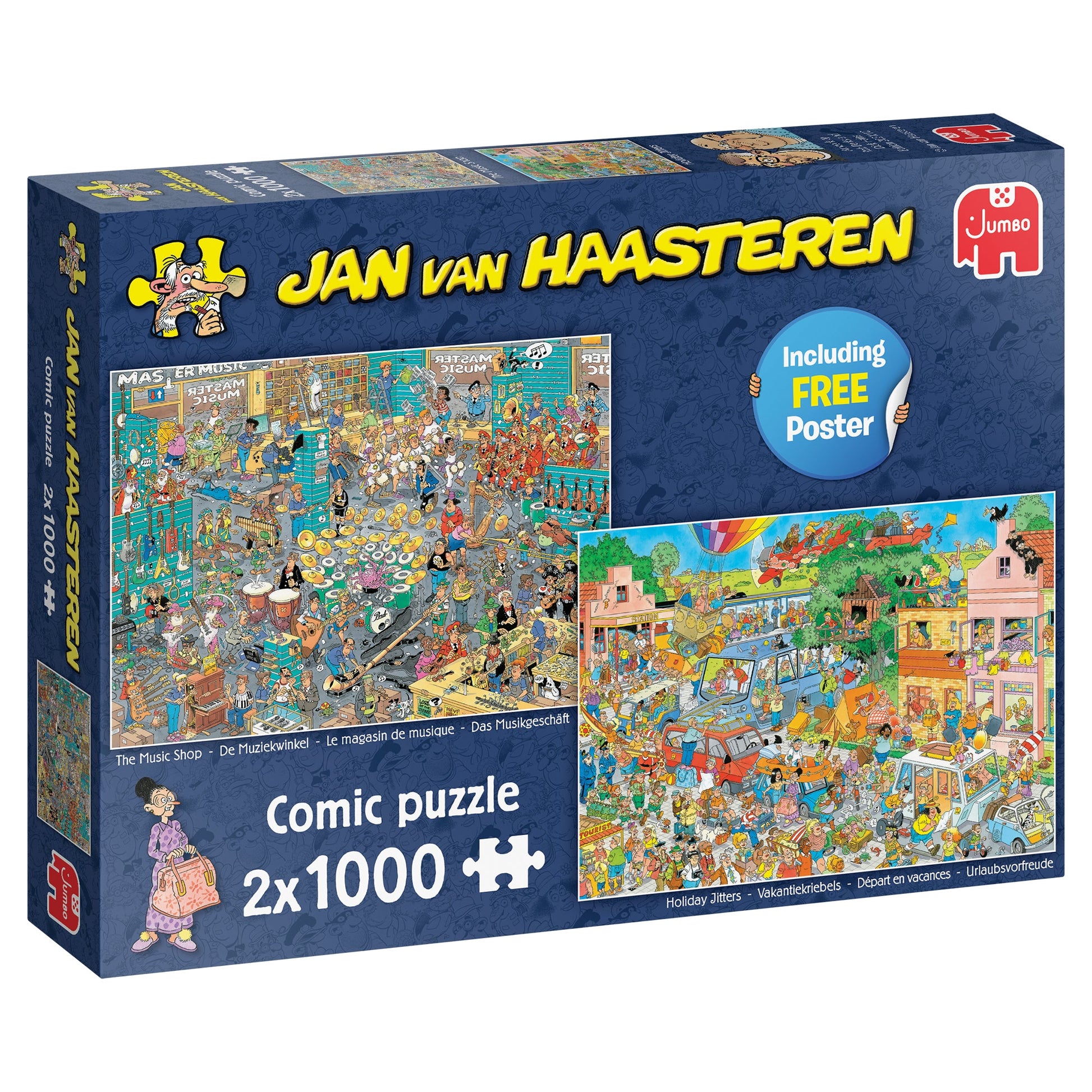 JvH The Music Shop & Holiday Jitters (2x1000 pieces) - product image - Jumboplay.com