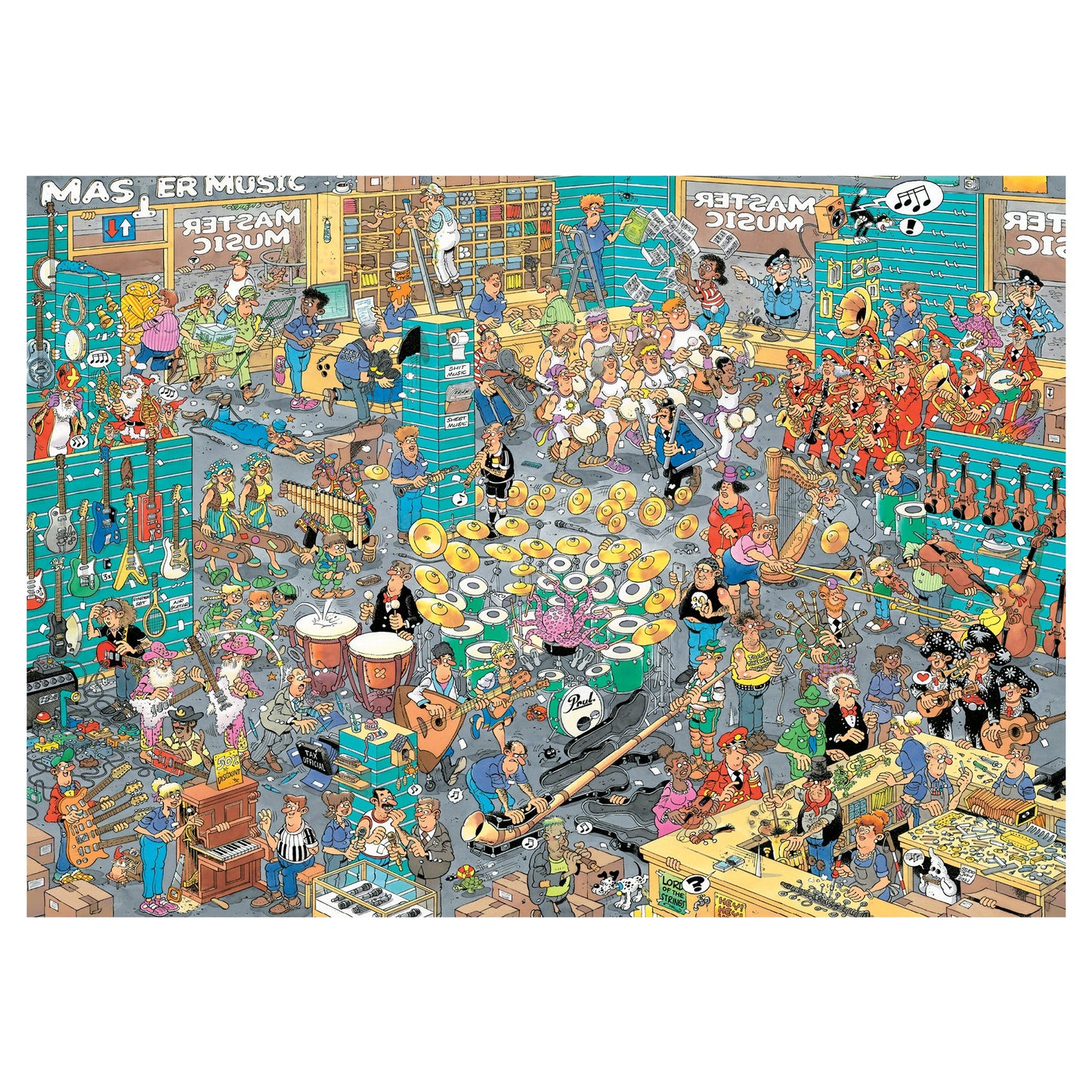 JvH The Music Shop & Holiday Jitters (2x1000 pieces) - product image - Jumboplay.com