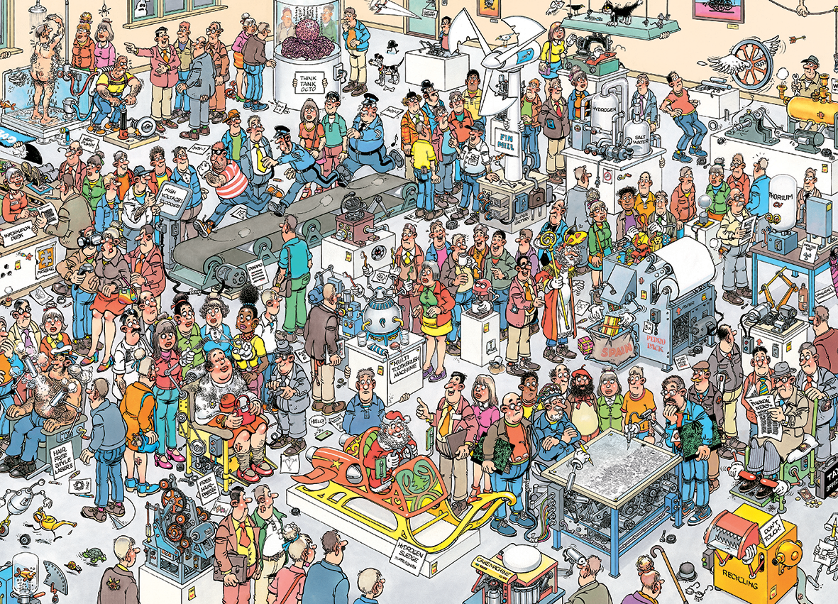 Jan van Haasteren- Futureproof fair 1000pcs - product image - Jumboplay.com