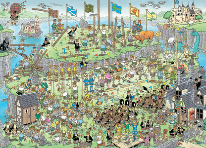 JvH Highland Games 1000pcs - product image - Jumboplay.com