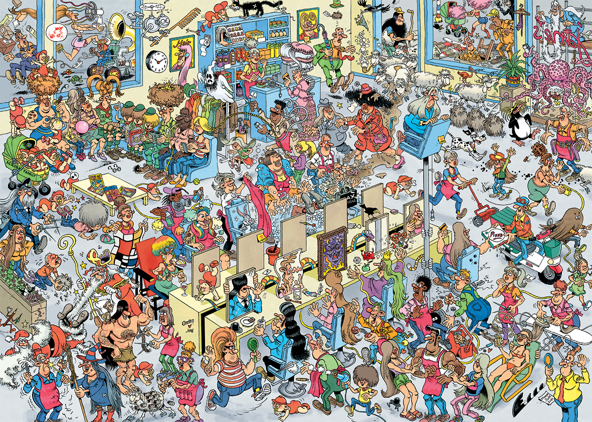 JvH At the Hairdressers 1000pcs - product image - Jumboplay.com