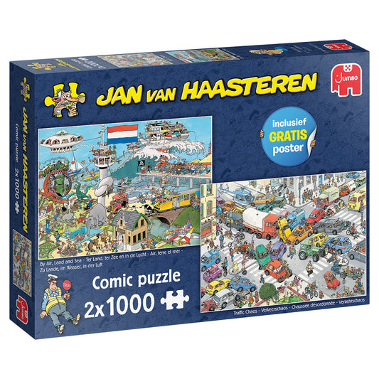 JvH Traffic Chaos & By Air Land and Sea 2x1000pcs - product image - Jumboplay.com