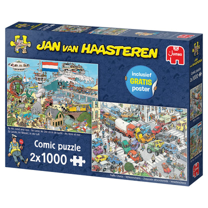 JvH Traffic Chaos & By Air Land and Sea 2x1000pcs - product image - Jumboplay.com