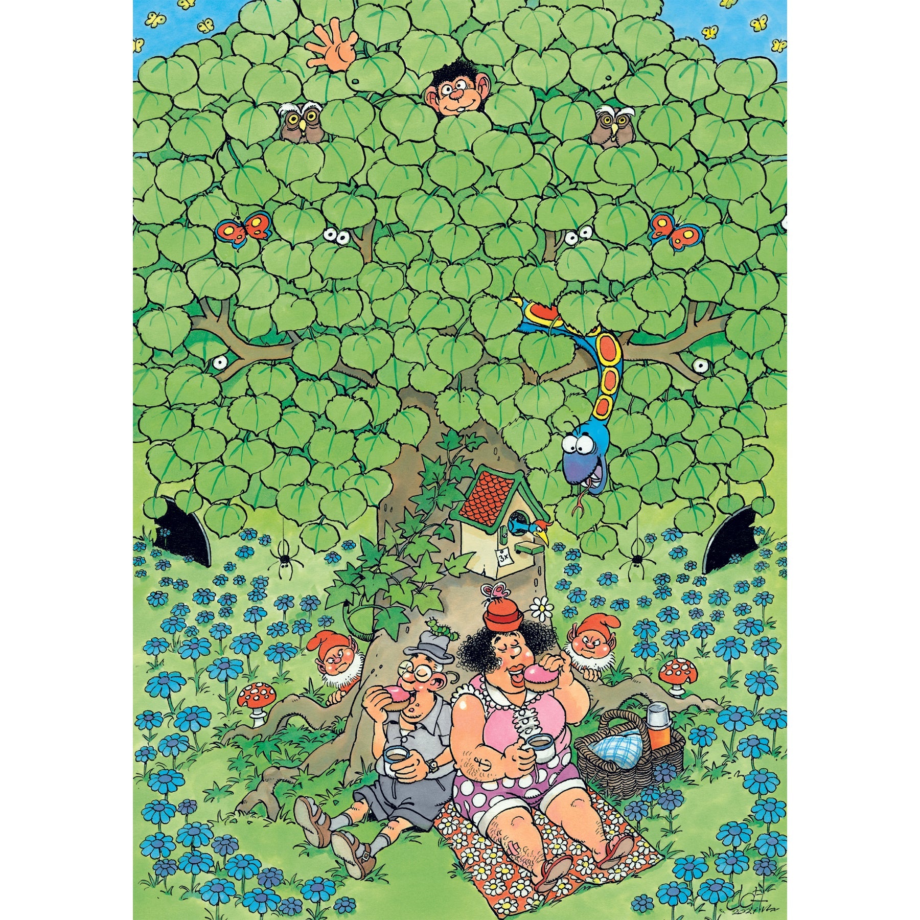 JvH Expert 2 Enjoying a Picnic (500 pieces) - product image - Jumboplay.com