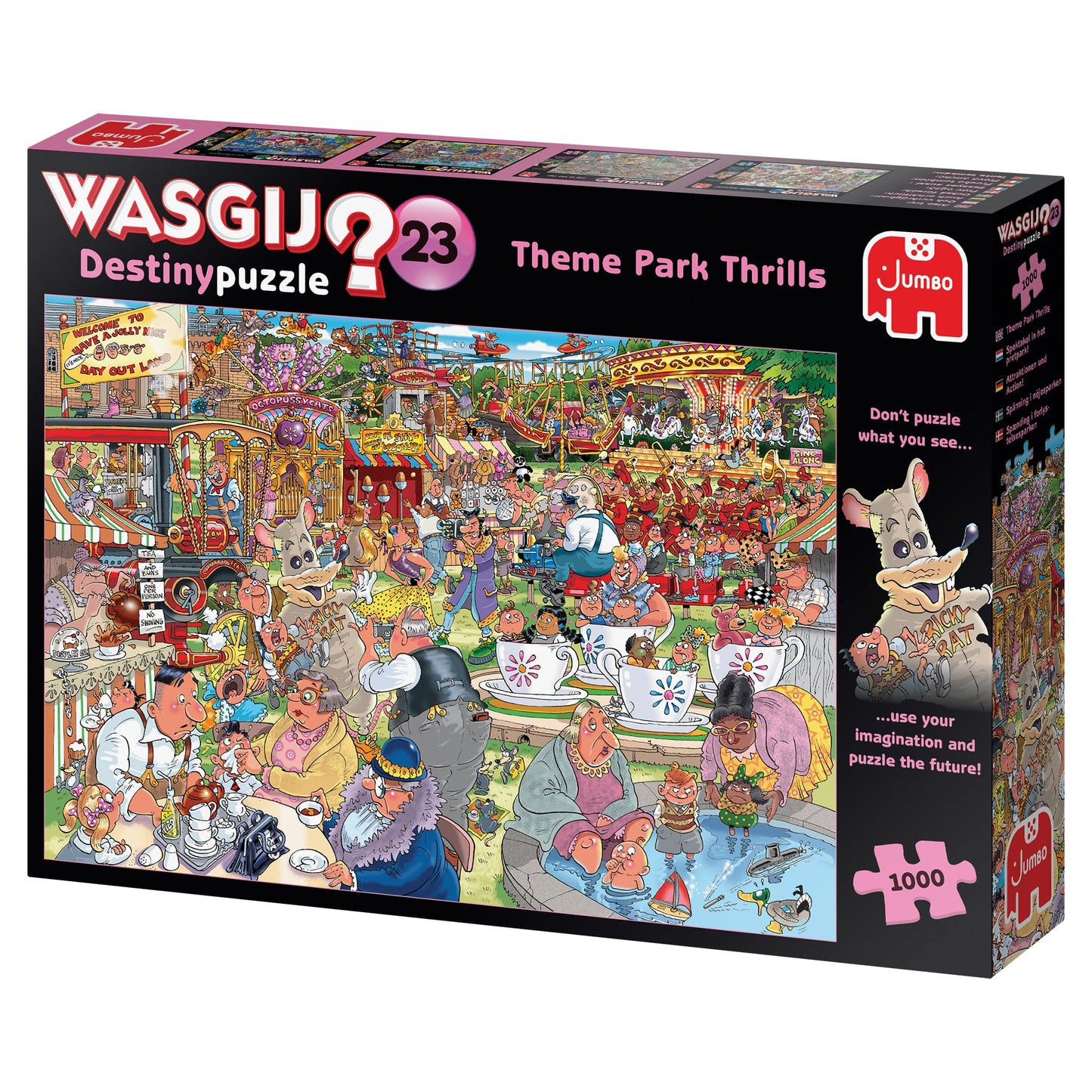 Wasgij Destiny 23 Theme Park Thrills! 1000pcs - product image - Jumboplay.com