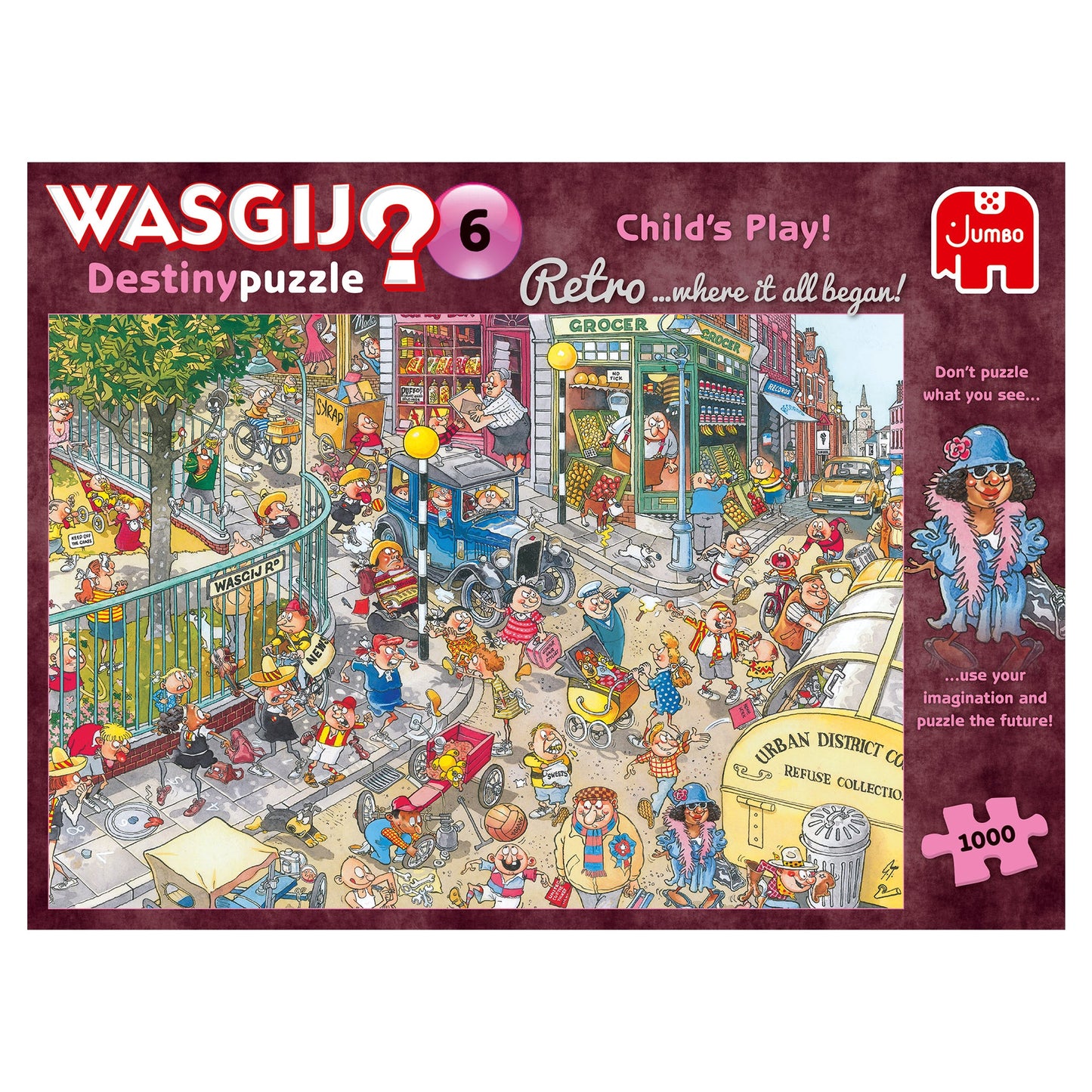 Wasgij Retro Destiny 6 1000pcs - product image - Jumboplay.com
