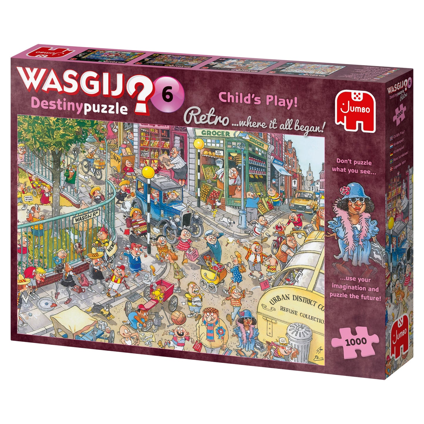 Wasgij Retro Destiny 6 1000pcs - product image - Jumboplay.com