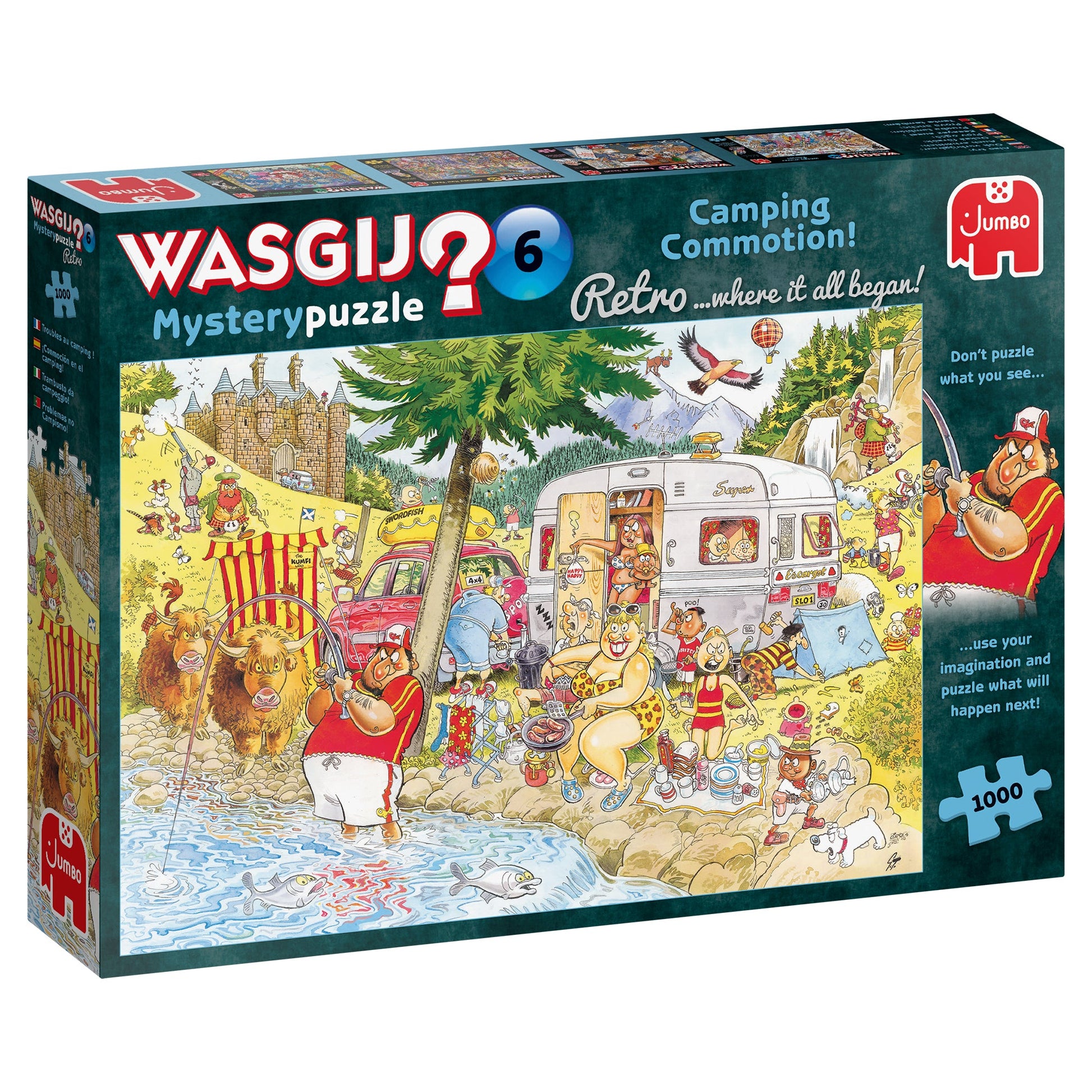 Wasgij Retro Mystery 6 1000pcs - product image - Jumboplay.com