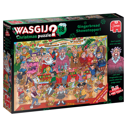 Wasgij Christmas 18 - Gingerbread Showstopper (2x1000 pieces)