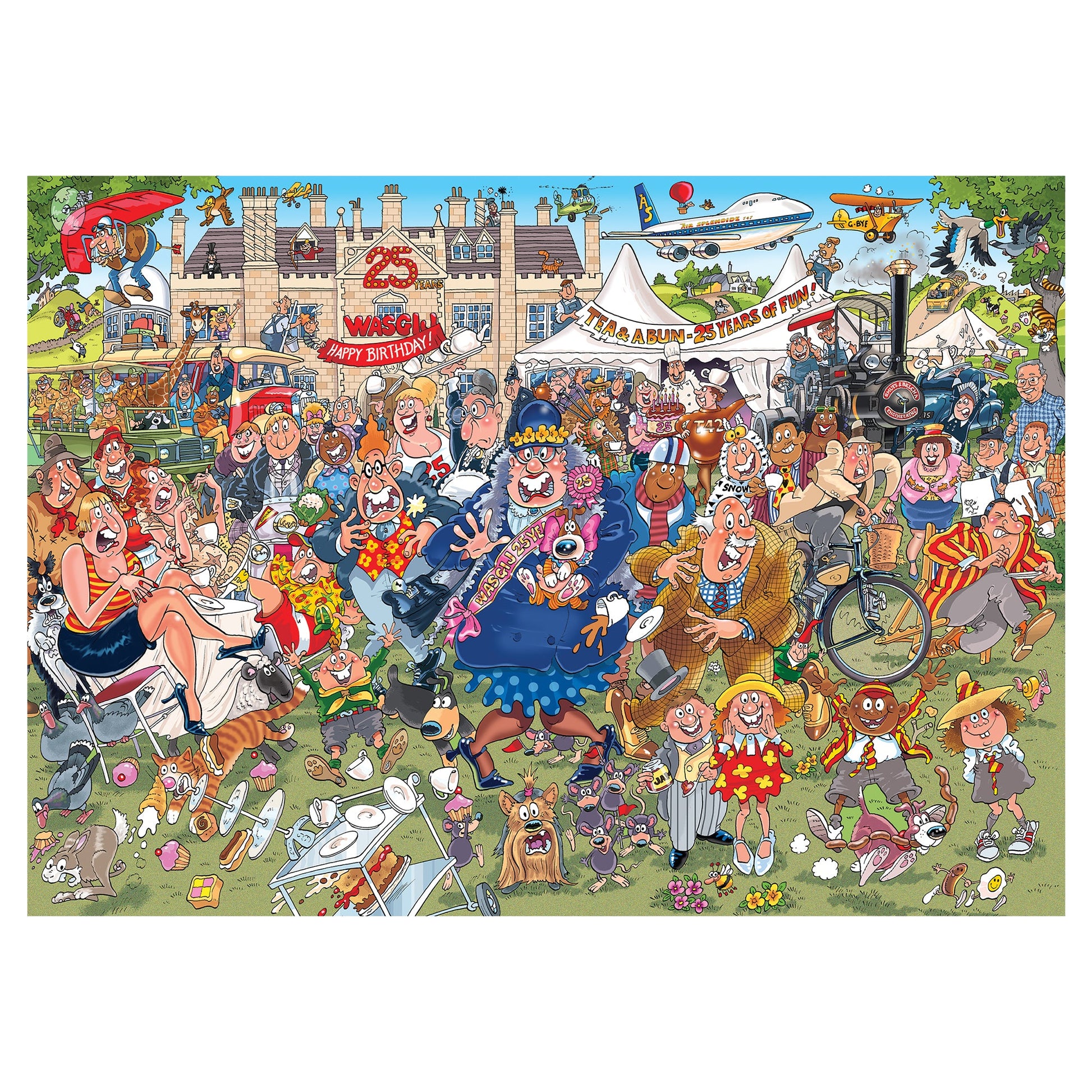 Wasgij Original 40 25th Anniversary 2x1000pcs (1x 1000pcs for free) - product image - Jumboplay.com