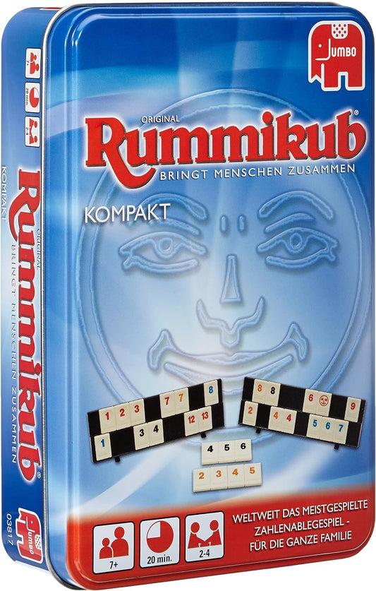 Original Rummikub Kompakt in Metalldose - product image - Jumboplay.com