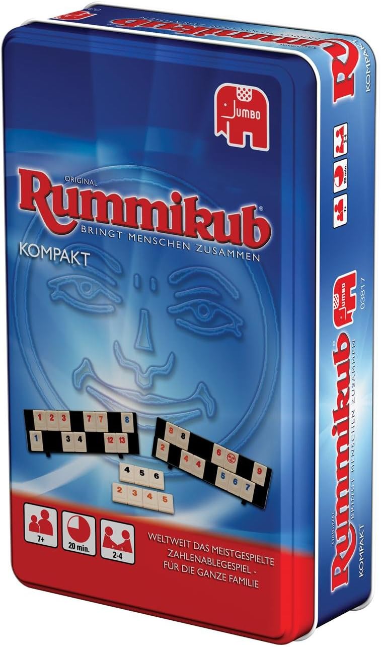 Original Rummikub Kompakt in Metalldose - product image - Jumboplay.com