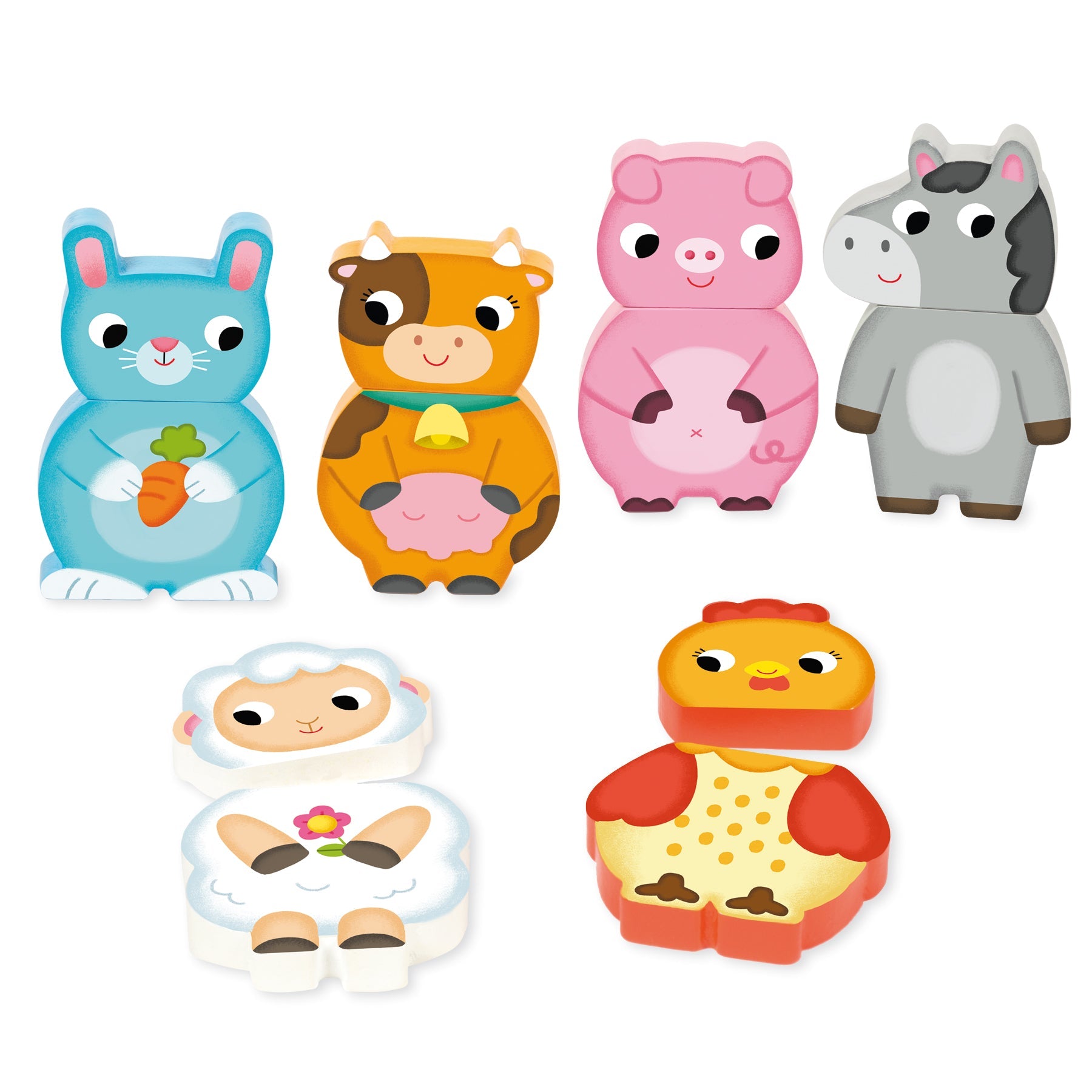 Magnetic Interchangeable Farm Puzzle - product image - Jumboplay.com